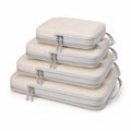 lot 4 cubes compression couleur beige