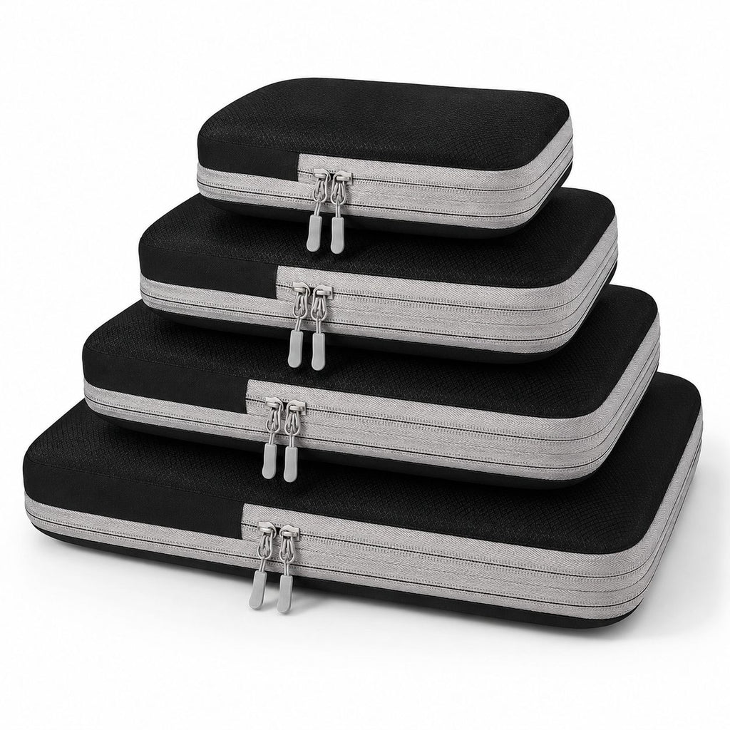 pack starter organiseur 4 cube compressible noir
